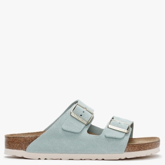 light blue birkenstocks